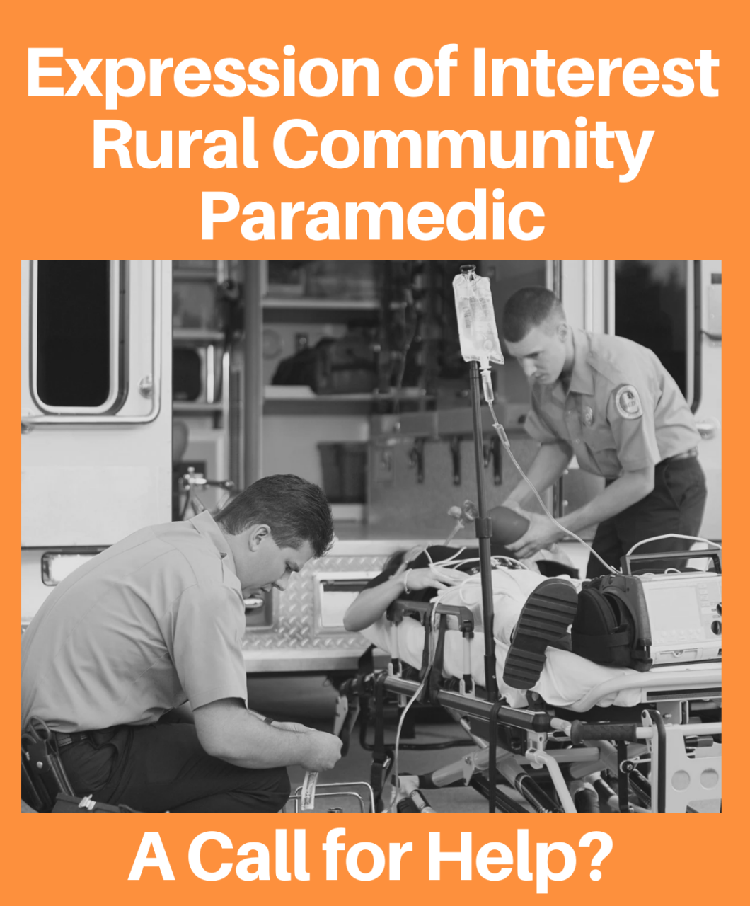 Seeking a Rural Community Paramedic